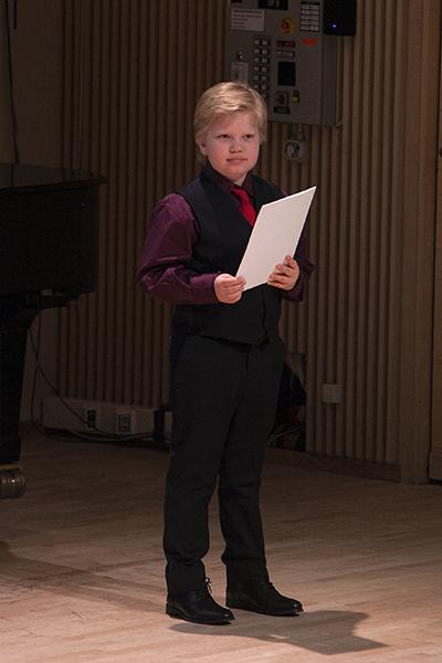 10-vuotias Samuel Ahonen sai Pirkanmaan rahaston apurahan vuonna 2019. Kuva: Harri Hinkka