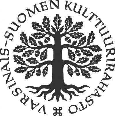 Varsinais-Suomen rahaston harmaa logo