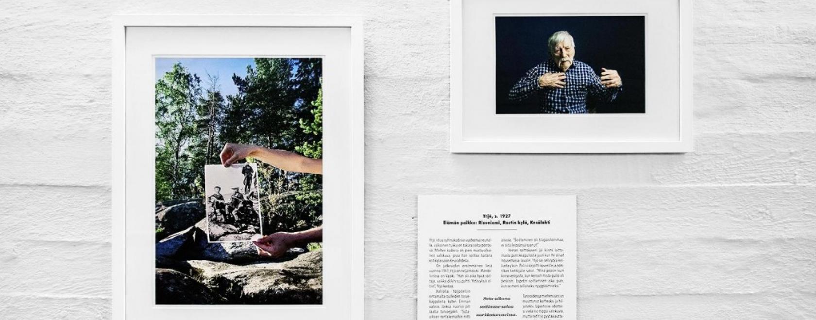 Valokuvaaja Helena Inkerin toteuttamassa Elämän paikat –näyttelyssä kuvataan ikäihmisiä heille tärkeissä paikoissa ja kerrotaan niihin liittyviä muistoja.