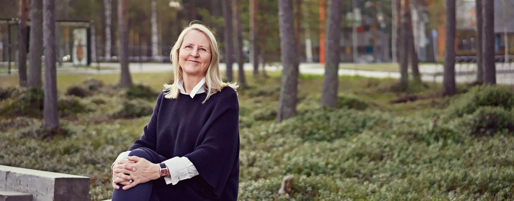 Anna-Maija Ylimaula sai Pohjois-Pohjanmaan rahaston palkinnon 2021. Kuva: Mikko Törmänen