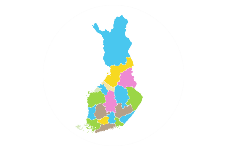 Suomen maakuntakartta