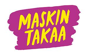 Maskin takaa -hankkeen logo